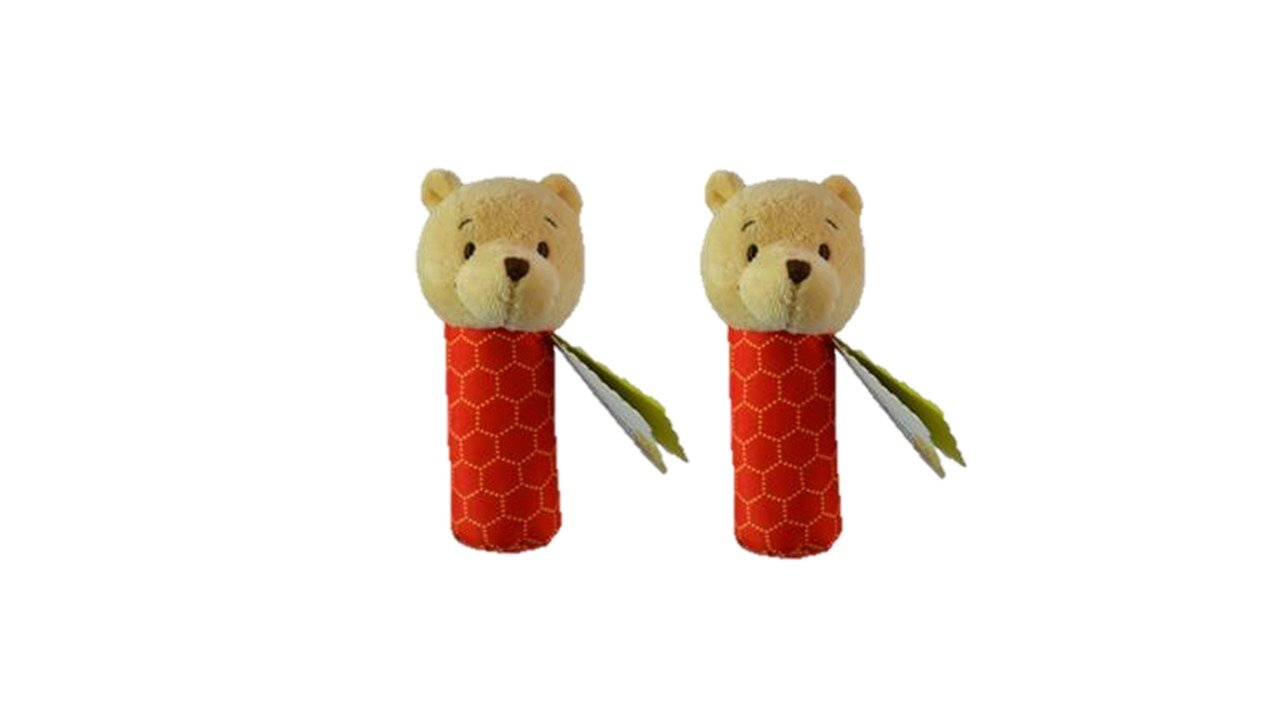 winnie the pooh rattle set