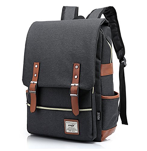 Furivy unisex oxford retro style laptop backpack colleg…