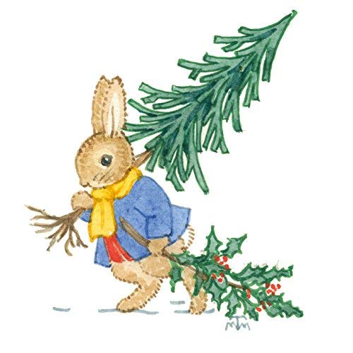 Macmillan Cancer Support Christmas Cards - Pack of 8 - Bringing Home The Christmas Tree