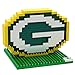NFL Green Bay Packers Mini BRXLZ Logo Building Blocks, One Size, Green