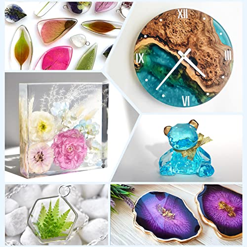 Resin Epoxy Crystal Clear Resin & Hardener Heat Resistant Resin for