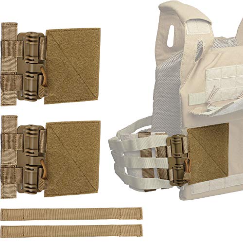 LIVANS Quick Release Buckle Set for Plate Carrier, Molle Side Belt