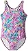 Kanu Surf Girls' Florence Beach Sport Racer Back One Piece Swimsuit, Ariel Purple, 8