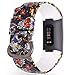 allbingo Cute Bands Compatible with Fitbit Charge 3 & Charge 3 SE, Women Men Floral Replacement Strap Accessories Wristband Small Large for Fitbit Charge 3