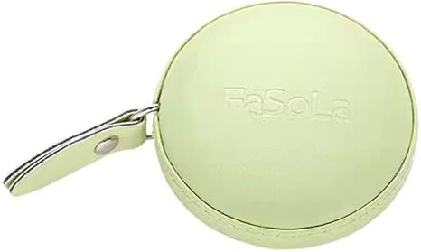 Amazon テープメジャー巻き尺 巻尺 自動巻取り式 定規 ソフトルーラー Sakushoポータブル 両面用 可愛い 家庭用 裁縫 胸囲測定 軽量 携帯便利 3色 グリーン メジャー 巻尺