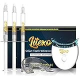 Teeth Whitening Kit, LED Light, 35% Carbamide Peroxide, (3) 3ml Gel Syringes, Tray and Case