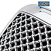 EAG Replacement Mesh Front Hood Grille Chrome ABS Upper Grill Fit for 99-04 F250/F350/F450 Super Duty