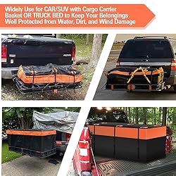 WEIZE 51 x 18 x 16.5 inch Hitch Cargo Carrier Bag