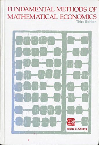 Amazon.com: Fundamental Methods of Mathematical Economics. 4th
