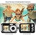 Underwater Digital Camera 24MP Camera & Camcorder Double Screens Dual Full-Color LCD Displays FHD 1080p