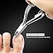 Ingrown Toenail Clipper Removal Correction Clip Nail Clippers Set,Stainless Steel Ingrown Toe Nail Correction Tool Nail File Clipper Surper Sharp Blades Toenail Trimmer Nipper (sliver)