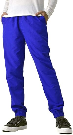 Amazon フラグオンクルー Flag On Crew ロングパンツ メンズ イージーパンツ ジョガーパンツ ナイロン100 A8j M ブルー Blue ロングパンツ 通販