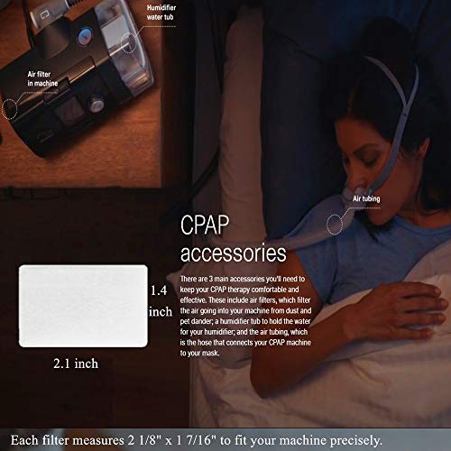 Resmed Airsense 10 Filters 40 Packs, Disposable Universal Replacement