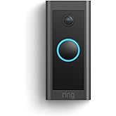 Ring Video Doorbell Wired (newest model), Use Two-Way Talk, advanced motion detection, HD camera and real-time alerts to moni