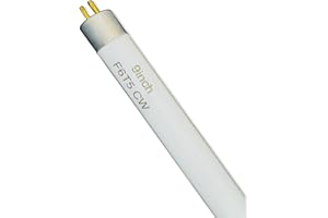 Accway (6pack) 9'' F6T5/CW Fluorescent 4100K Cool White Bulb, 6 Watt Light T5 Linear Lamps Replacement Camping Lantern Tubes,