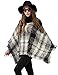 Womens Knitted Poncho Cape Pullover Sweater Turtleneck Tassel Winter Shawl