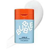 Bubble Skincare Level Up Gel Face Moisturizer for Oily Skin -Travel Size Lightweight Gel Moisturizer, Balancing + Hydrating F