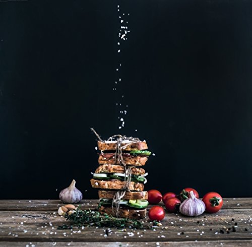 The Smoked Sea Salt Sampler - Perfect as a Gift Set - Reusable Tins & Bamboo Spoon - Alderwood, Cherrywood, Bacon, Bacon Chipotle, Garlic Onion, Garlic Salts - 1/2 oz. each, 3 total oz.