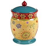 Certified International 22464 Tunisian Sunset Biscuit Jar, 9.75