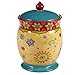 Certified International 22464 Tunisian Sunset Biscuit Jar, 9.75", Multicolor