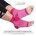 Bitly Plantar Fasciitis Socks (1 Pair) Premium Ankle Support foot Compression Sleeve (Small, Pink)