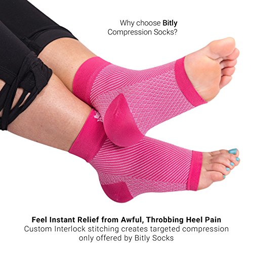 Bitly High arch support socks for flat feet, achilles tendon stretcher