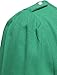 Allegra K Women Split Neck Button Decor Ruched Detail Shirt M Green