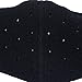 Men Women Half Cover Black Face Ski Mask Wind Resistant Winter Snow Balaclava-Black