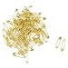 Bezall Small Safety Pins Gold Bulk for Clothes Quilting Sewing Fastening Garment Hang Tags Jewelry Making, 19mm Metal (1000Pcs)