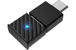 TONICOM USB-C Bluetooth Adapter for PS5 - Wireless Audio Bluetooth 5.3 Transmitter with APTX Low Latency & aptX-Adaptive, Plug & Play for Headphone/Earbuds/PS4/Switch/Laptop/PC