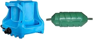 Little Giant 577301 APCP-1700 Swimming Pool Cover Submersible Pump, 1/3-HP, 115V, Blue & FARM INNOVATORS INC Farm Innovators Model CC-2 Connect Water-Tight Cord Lock-Green