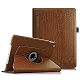 Fintie iPad Air 2 Case (2014 Release) - 360 Degree Rotating Stand Protective Case Smart Cover with Auto Sleep / Wake Feature for Apple iPad Air 2, Vintage Antique Bronze