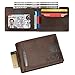 Men’s Wallet Genuine Leather Minimalist Front Pocket Slim Bifold RFID Blocking