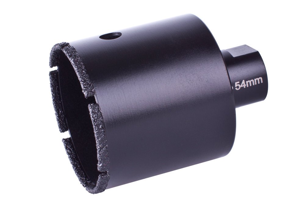 wolfcraft "Ceramic" Diamond Coated Annular Bit, for Angle Grinders I 5948000 I for Installing Bathroom Fittings and Cable bushings in Tiles or Glazed Tiles