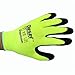 12 Pair Diesel Lime Safety Gloves Latex Coated Grip Cut Resistant