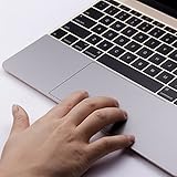 Leze - Palm Rest Cover Skin with Trackpad Protector for MacBook Pro 15-inch Laptop with Touch Bar (2016 Released,Retina Display) - Gray