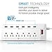 Stalion Surge Protector Power Strip Socket 900 Joule with 6-USB Charging Ports & 6-Outlets Universal for Home & Office (6-Foot Cord-White)