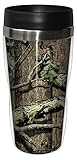 Tree-Free Greetings 77611 Break Up Infinity by Mossy Oak Camo Vintage Art Sip 'N Go Travel tumbler, 16-Ounce, Stainless Steel, Multicolored