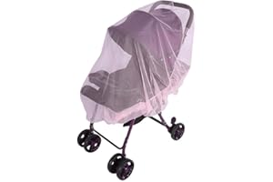 SIQITECHNO Mosquito Net for Stroller Universal Full Cover Baby Mosquito Netting for Strollers Car Seat Jogger Bassinets Cradles Portable Baby Mesh Netting Durable Toddler Stroller Canopy Mosquito Net Cover