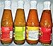 Matouks Hot Sauce Variety-4pk 10 OZ (WEST INDIA HOT SAUCE 10 OZ / CALYPSO HOT SAUCE 10 OZ / SOCA HOT SAUCE 10 OZ / HOT PEPPER SAUCE 10 OZ)