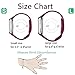 Wepro Bands Compatible with Fitbit Versa SmartWatch, Watch Silicone Replacement Band for Women Men Kids, Small, Fuchsia on Black