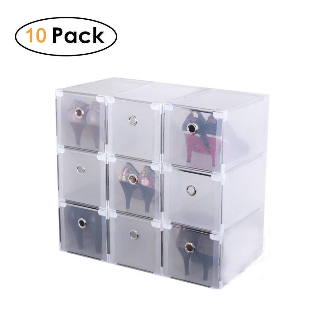 Chriskopher Transparent High Heel Shoes Box Plastic Shoe Boxes