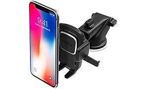 iOttie Easy One Touch 4 Dashboard & Windshield Car Phone Mount Holder for iPhone X 8 Plus 7 6s SE Samsung Galaxy S9 S8 Edge S7 S6 Note 9 & Other Smartphone [10 Dollar Amazon Credit]