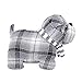 Elements Bull Door Stopper, 10-Inch, Plaid Dog - 5207610