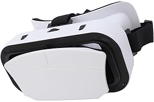 VR Headset for Phone, 3D VR Glasses Virtual Reality Headset Head Mounted Virtual Reality Goggles, Smart VR Glasses for 4.7-7 