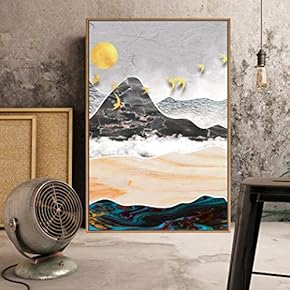 SIGNFORD Framed Canvas Home Artwork Decoration Abstract Scenery...