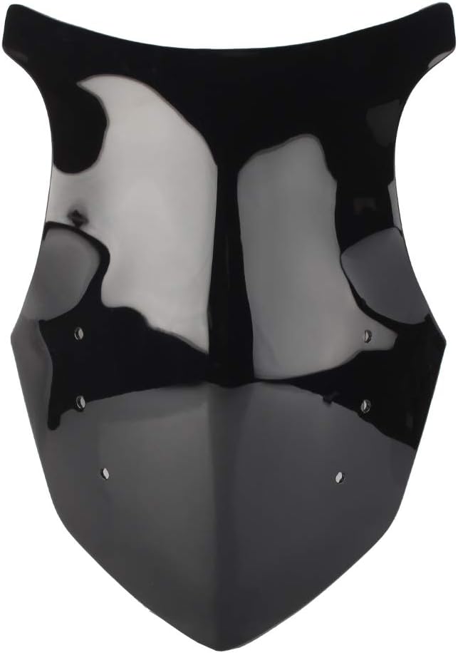 GZYF ABS Motorcycle Double Bubble Windshield Windscreen for Kawasaki Ninja 1000 Z1000SX 2011-2016, Black