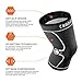 CAMBIVO 2 Pack Knee Brace, Knee Compression Sleeve for Men and Women, Knee Support for Running, Workout, Gym, Hiking, Sports (Gray,X-Large)