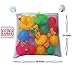 Bath Toy Organizer - Large Storage Net Bag Holder for Bathtub Toys | Bonus Heavy Duty Suction Hooks | Bonus eBook of Fun Bathtime Activities, Making Bath Time Safe and Fun for Baby Boys and Girls