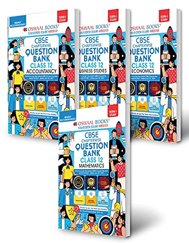 Oswaal CBSE MCQs Question Bank Chapterwise For Term-I, Class 12 (Set of 4 Books) Accountancy, Business Studies, Economics, Mathematics (With the largest MCQ Question Pool for 2021-22 Exam) Oswaal CBSE MCQs Question Bank Chapterwise For Term-I, Class 12 (Set of 4 Books) Accountancy, Business Studies, Economics, Mathematics (With the largest MCQ Question Pool for 2021-22 Exam)